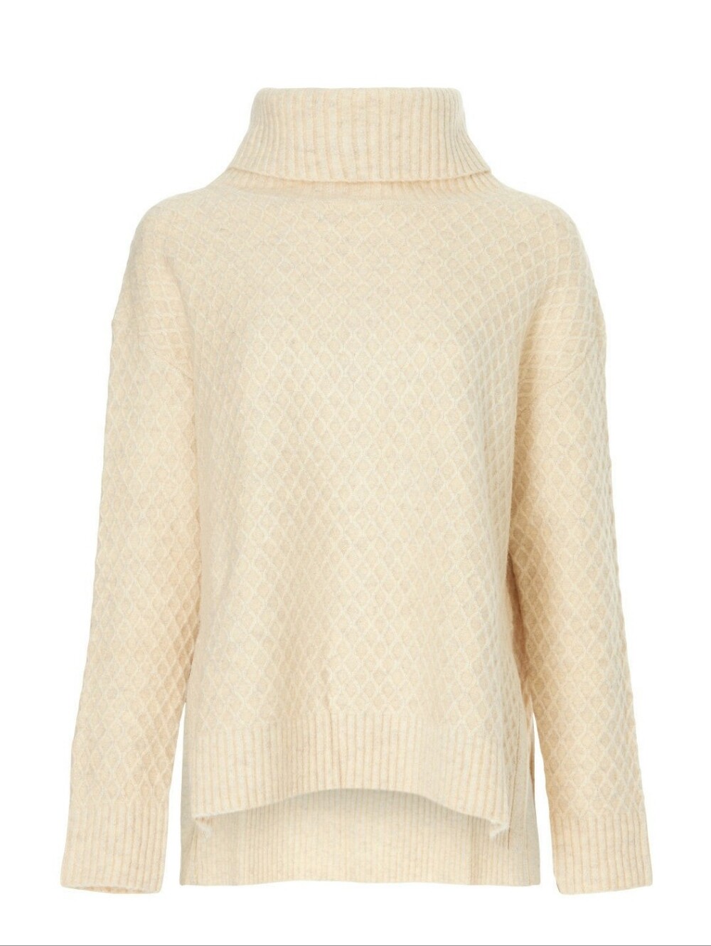 Adam Lippes Marled Turtleneck Sweater Long Sleeves Turtleneck Size M